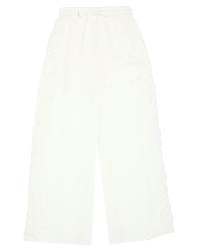 ZIMMERMANN Casual pants White 100% Linen, Polyester