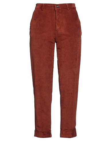 BERWICH Casual trouser Brown 50% Viscose, 48% Cotton, 2% Elastane