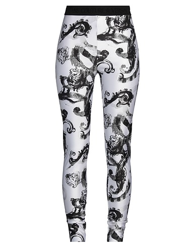 VERSACE JEANS COUTURE Leggings White 80% Polyester, 20% Elastane