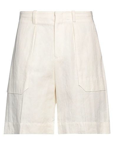 ZEGNA Shorts & Bermuda White 55% Linen, 45% Cotton