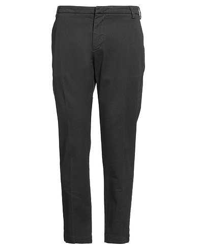 ENTRE AMIS Casual pants Charcoal 98% Cotton, 2% Elastane