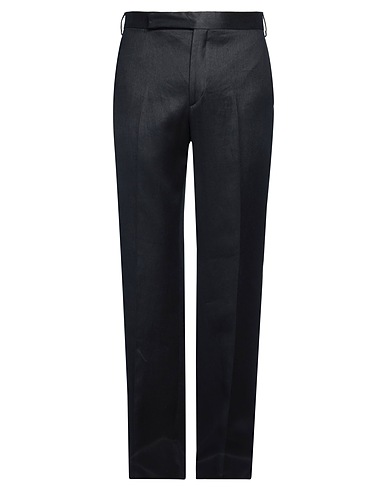 LARDINI Casual pants Midnight blue 100% Linen