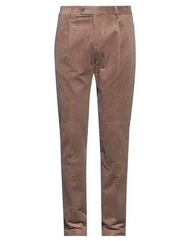 BRO SHIP Casual trouser Khaki 97% Cotton, 3% Elastane