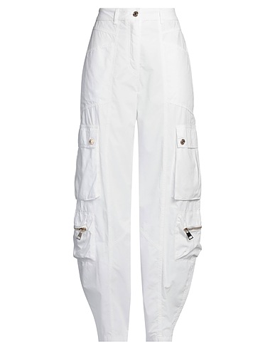 ERMANNO FIRENZE Casual trouser White 100% Cotton