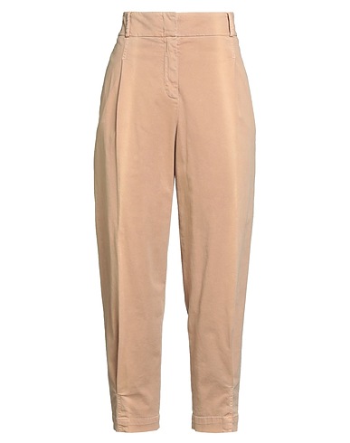 PESERICO Casual trouser Sand 98% Cotton, 2% Elastane