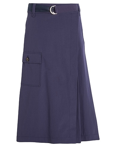 MAX&Co. Gonna midi EGEO
 Blu navy 57% Poliestere, 43% Cotone