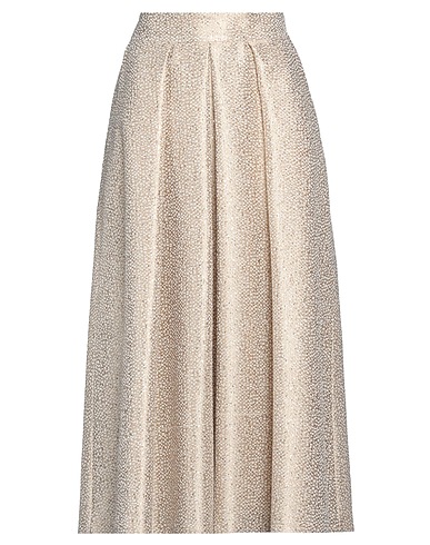 CLAUS TYLER Midi-Rock Gold 63% Polyester, 34% Viskose, 3% Metallisiertes Polyester