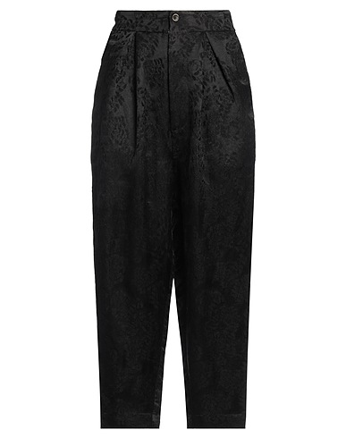 UMA WANG Casual pants Black 84% Linen, 16% Silk