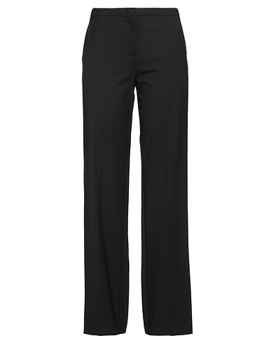 KILTIE Pantalone Nero 96% Lana Vergine, 4% Elastan