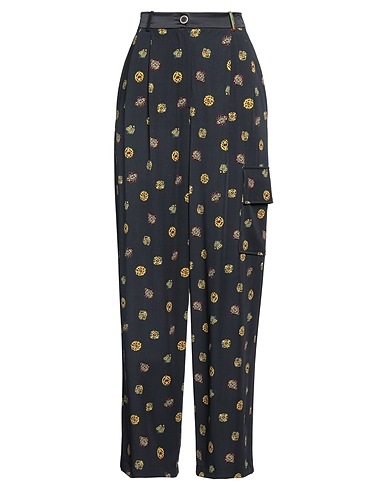 MANTERO 1902 Casual trouser Charcoal 100% Virgin Wool, Silk