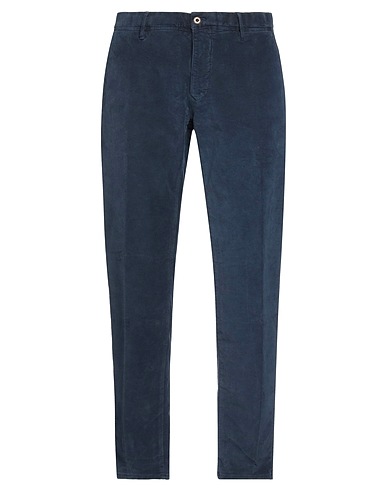 INCOTEX Casual trouser Navy blue 97% Cotton, 3% Elastane