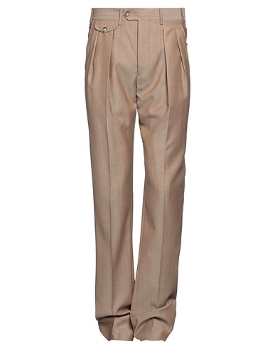 LARDINI Casual pants Beige 100% Wool