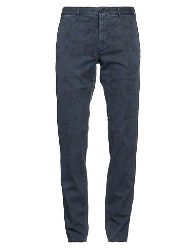 INCOTEX Casual trouser Navy blue 97% Cotton, 3% Elastane