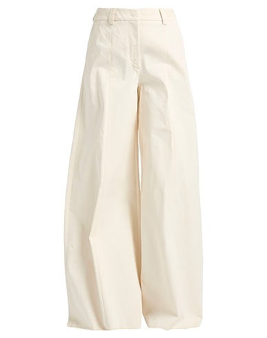THE LATEST Pantalone Avorio 98% Cotone, 2% Elastan