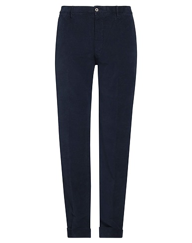 INCOTEX Casual trouser Navy blue 97% Cotton, 3% Elastane