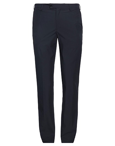 LARDINI Casual pants Midnight blue 92% Polyamide, 8% Elastane