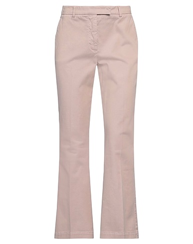 QL2  QUELLEDUE Casual trouser Taupe 98% Cotton, 2% Elastane