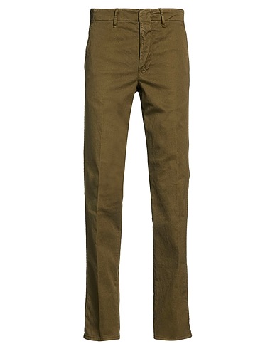 INCOTEX Casual trouser INCOTEX SLACKS BY SLOWEAR Military green 97% Cotton, 3% Elastane