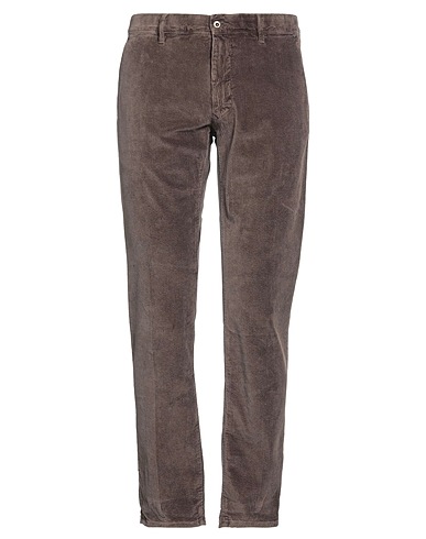 INCOTEX Casual pants Brown 98% Cotton, 2% Elastane