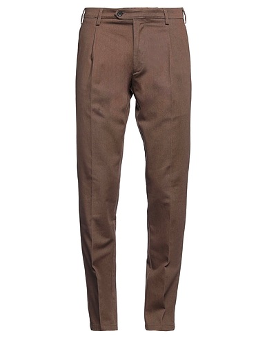 LARDINI Pantalone Marrone 100% Cotone