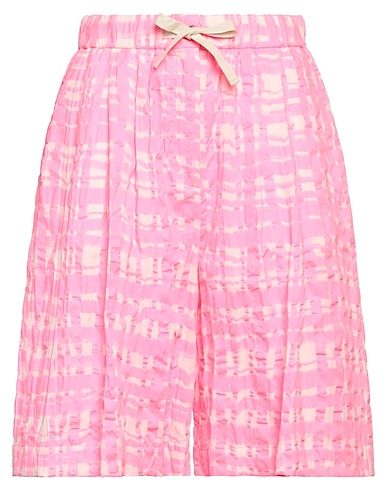 MSGM Shorts & Bermuda Fuchsia 100% Cotton