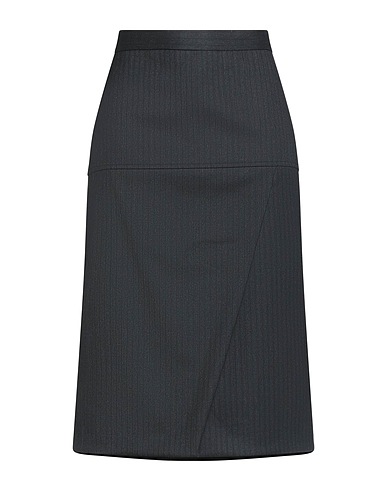 FENDI Gonna midi Antracite 97% Lana Vergine, 2% Elastan, 1% Poliestere