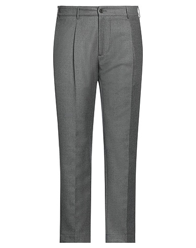 SANTANIELLO Casual pants Grey 95% Wool, 5% Cashmere