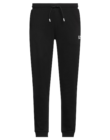 EA7 Activewear Black 100% Cotton, Polyester, Elastane