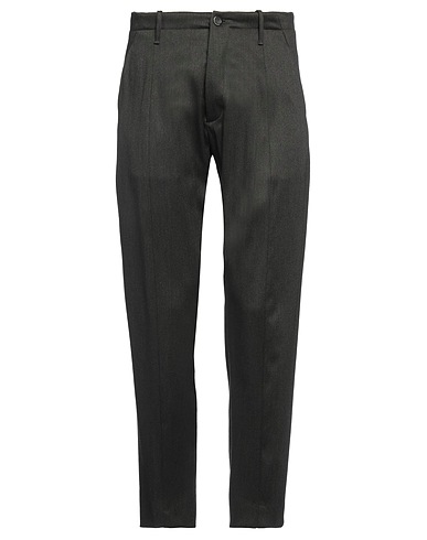 NINE IN THE MORNING Casual pants Military green 70% Wool, 28% Viscose, 2% Elastane