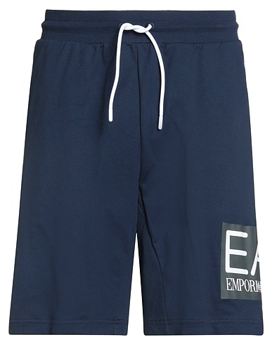 EA7 Shorts & Bermuda Blu navy 100% Cotone, Elastan