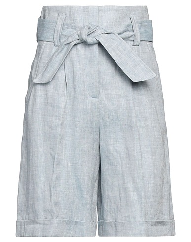 PESERICO Shorts & Bermuda Sky blue 100% Linen