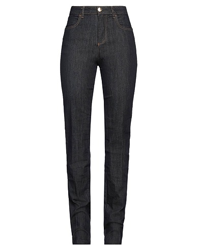 LIU •JO Denim trousers Blue 76% Cotton, 22% Polyester, 2% Elastane