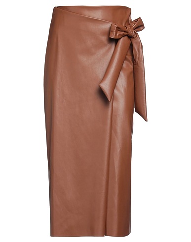 TOY G. Midi skirt Brown 100% Polyurethane