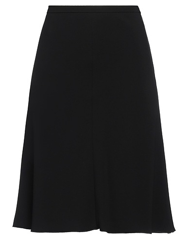 MAX MARA STUDIO Midi skirt Black 71% Triacetate, 29% Polyester