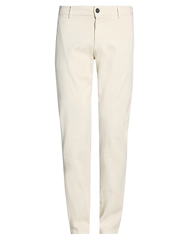 BERWICH Dress pants VISSUTO OFF WHITE 51% Cotton, 46% Viscose, 3% Elastane