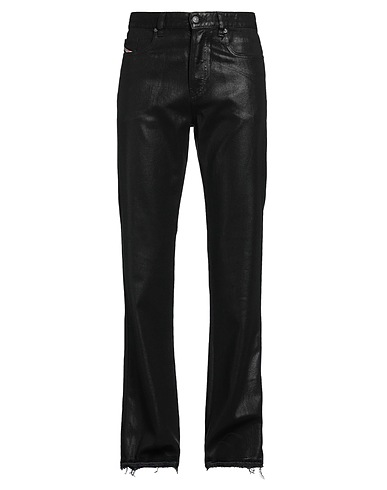 DIESEL Denim pants Black 50% Cotton, 50% Lyocell