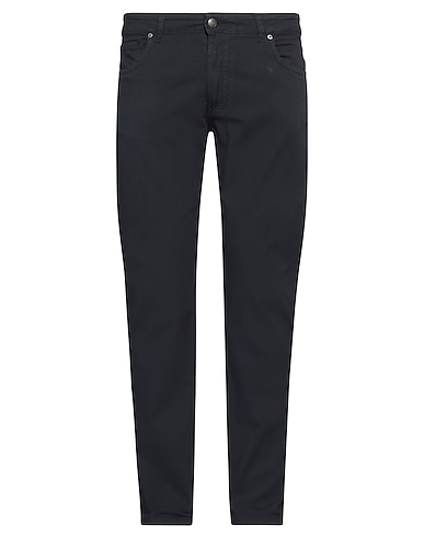 HERMAN & SONS Casual trouser Midnight blue 97% Cotton, 3% Elastane