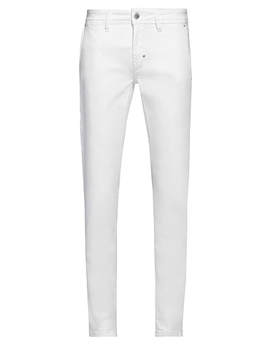ANTONY MORATO Denim trousers White Cotton, Elastomultiester, Elastane