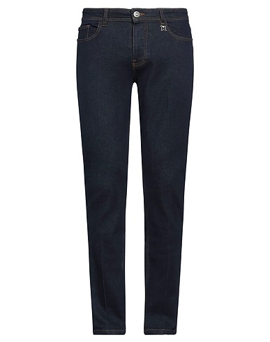 RICHMOND X Denim trousers Blue 98% Cotton, 2% Elastane