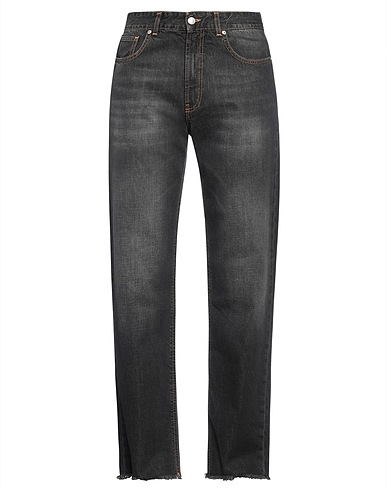 GCDS Denim trousers Charcoal 100% Cotton