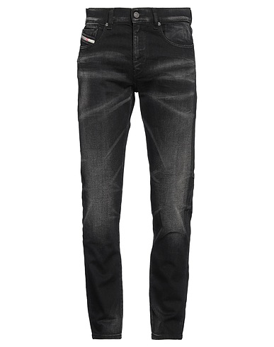 DIESEL Denim pants Black 99% Cotton, 1% Elastane