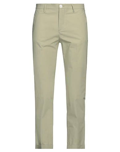 OVER/D Casual trouser Sage green 97% Cotton, 3% Elastane