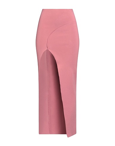RICK OWENS Long skirt Antique rose 63% Viscose, 27% Polyester, 7% Polyamide, 3% Elastane