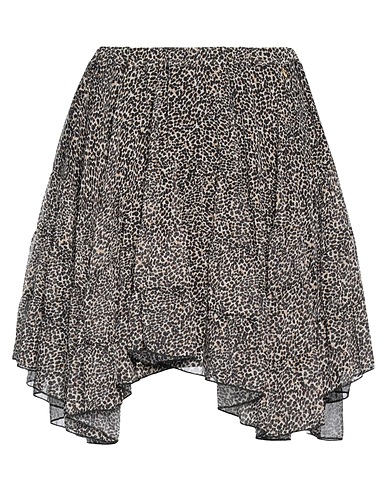 REBEL QUEEN by LIU •JO Mini skirt Black 99% Polyester, 1% Metal