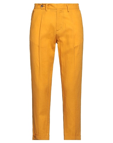 OVER/D Casual pants Mustard 55% Linen, 45% Viscose
