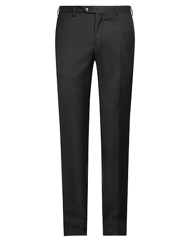 PAL ZILERI Casual trouser Charcoal 100% Wool