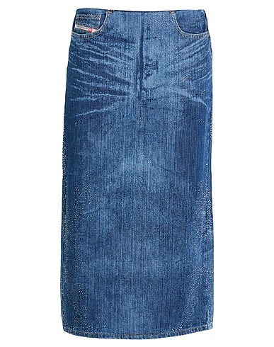 DIESEL Denim skirt Blue 100% Cotton