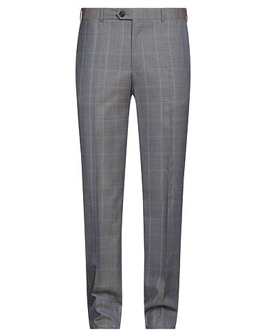 PAL ZILERI Casual pants Grey 100% Wool