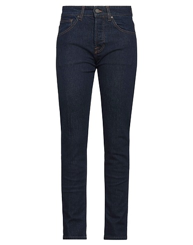 LARDINI Denim pants Blue 82% Cotton, 18% Tencel™