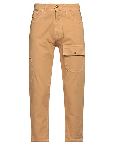 OVER/D Denim trousers Camel 100% Cotton